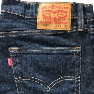 LEVI’S 541 RELAXED FIT DENIM BLUE JEAN #1020